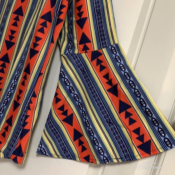 L&B Aztec Bell Sleeve Blazer-Small - Picture 5 of 6